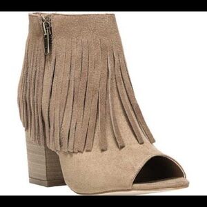 Peep Toe Ankle Bootie